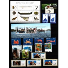 2013. Færøerne. Lot med  forskellige frimærker og miniark. Pålydende 534 kr.